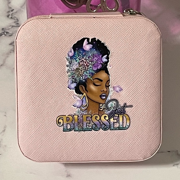 NWOT Handmade Portable Mini Jewelry Box Various Designs - Picture 5 of 12